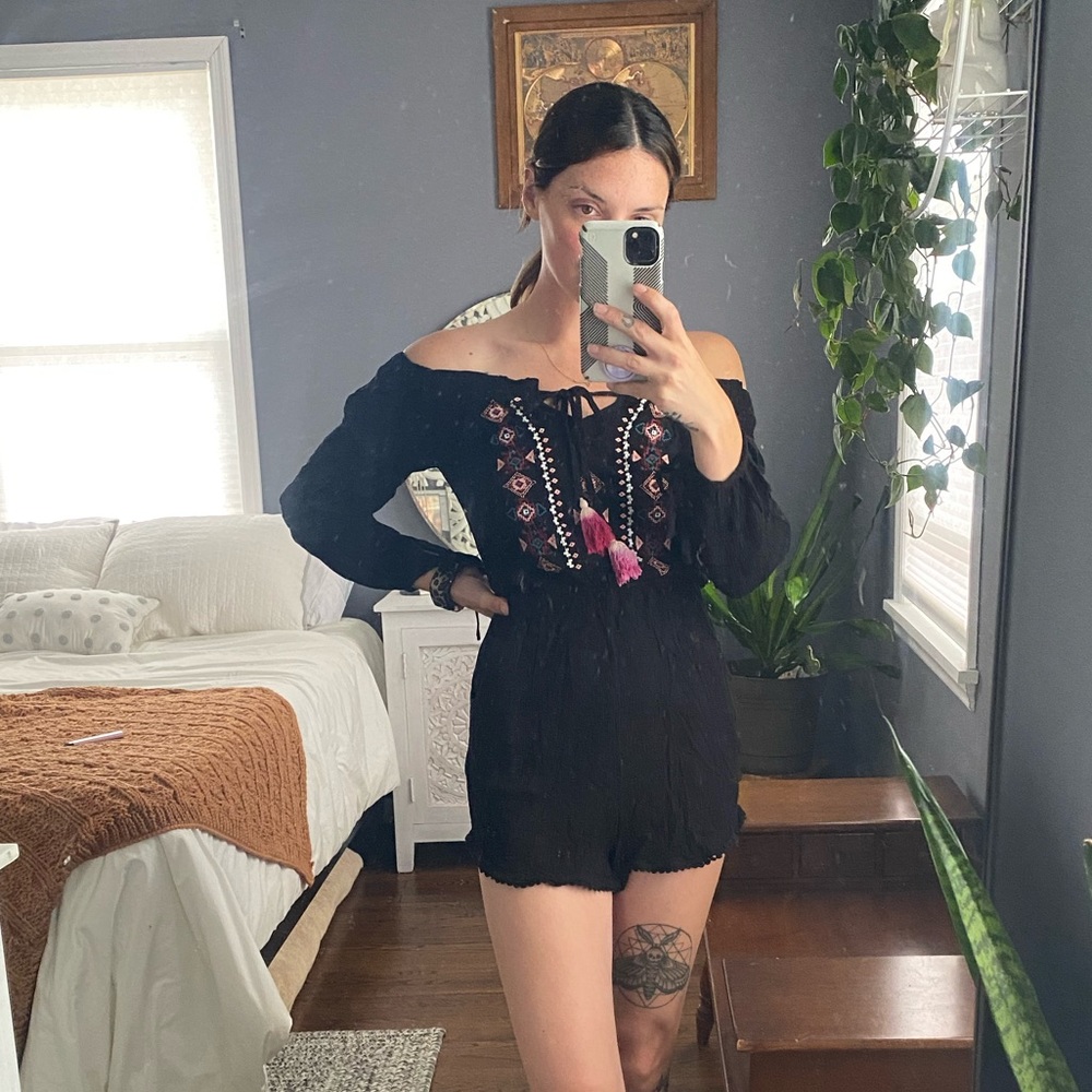 Off the shoulder romper